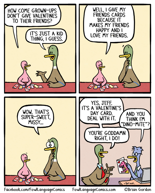 Valentine's Day Cards - Fowl Language Comics