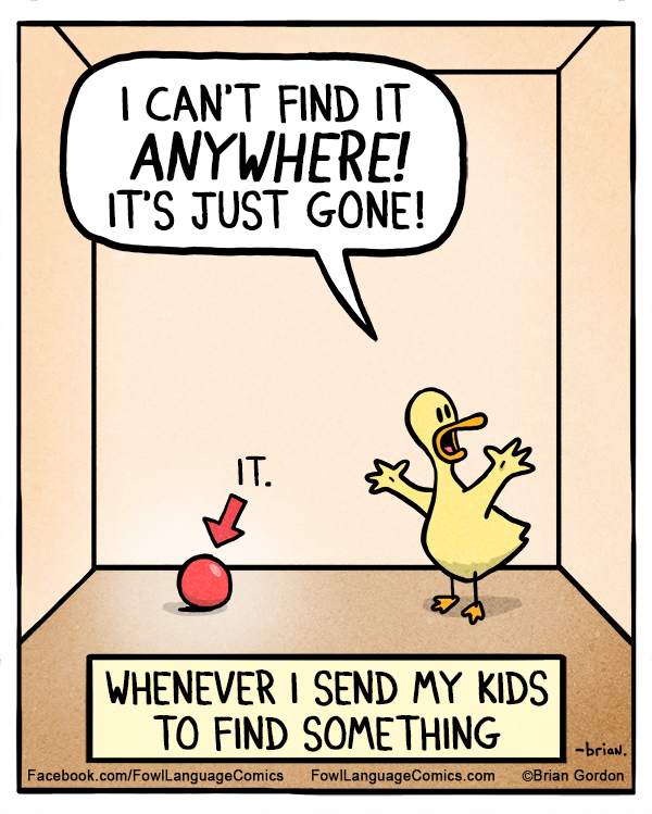 Can't Find It - Fowl Language Comics