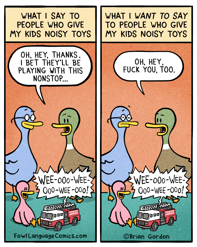 Noisy Toys - Fowl Language Comics