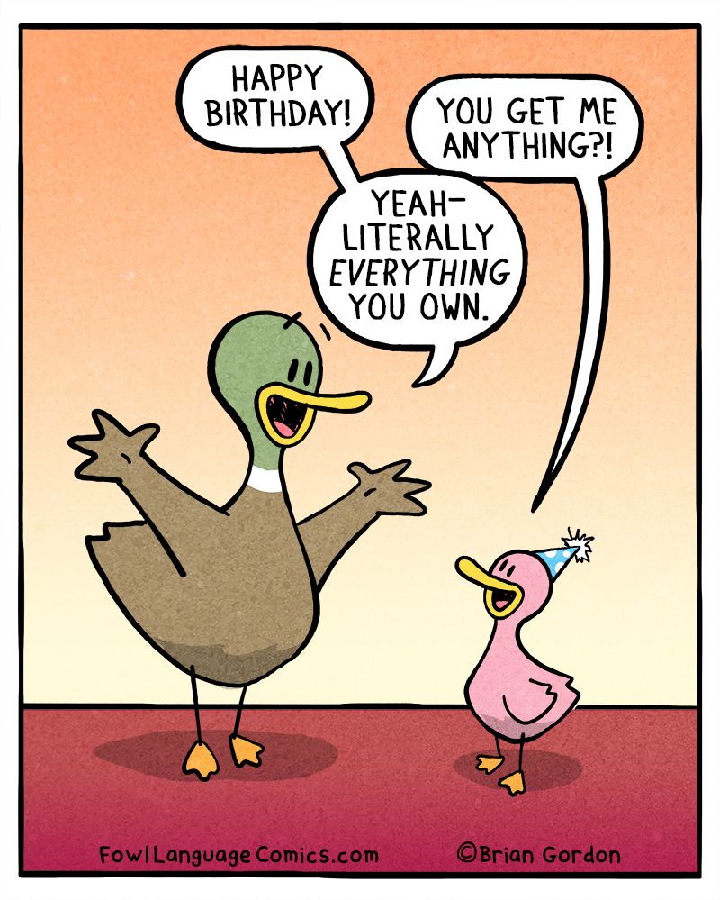 Happy Birthday! - Fowl Language Comics