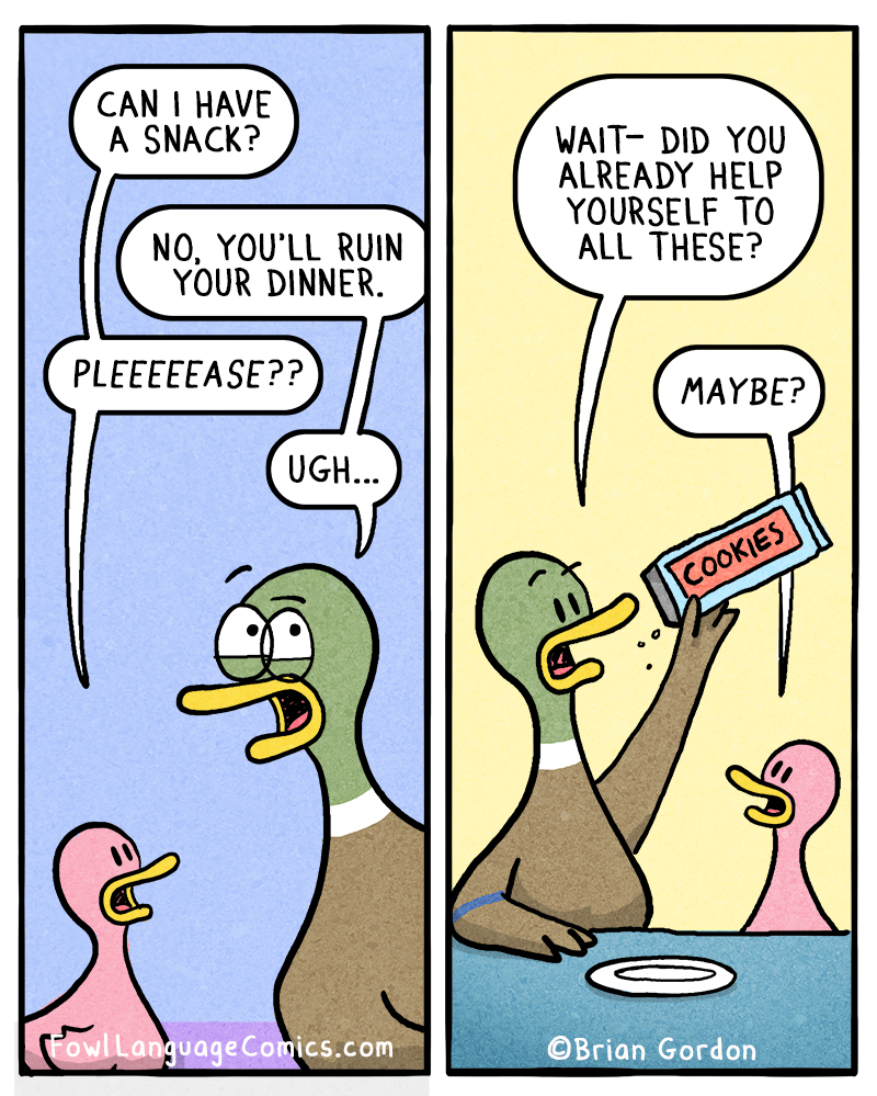 Pre-Snack-Snacks - Fowl Language Comics